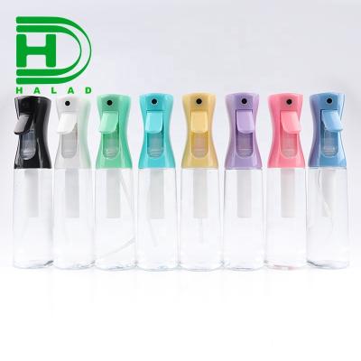 China High Pressure Personal Care Mist Spray Bottle 200ML 300ML 500ML 700ML Plastic Colorful Continuous Spray Bottle for sale