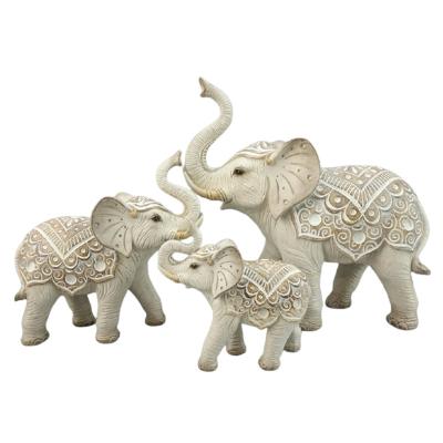 China ALL NEW mother and child elephant resin crafts resin statue sculpture home decoration for sale