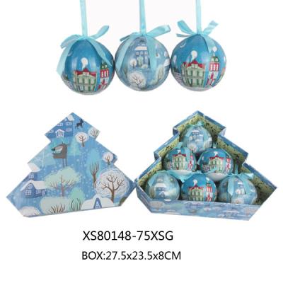 China Hanging Christmas Bauble Christmas Ball Decoration Christmas Tree Ball Ornaments for sale