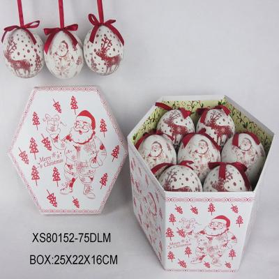 China Custom Hanging Ball Christmas Tree Decoration Christmas Ball Ornament Christmas Ornament Ball for sale