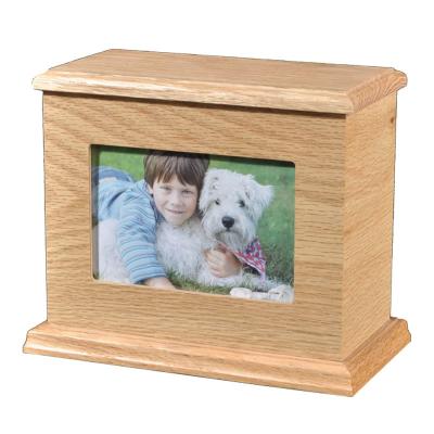 China American Style Wooden Pet Urns Cheap Pet Cremation Urn for sale