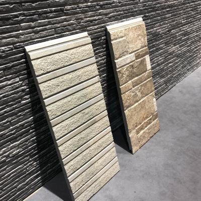 China Perforated Beige Color Fire Resistance Fiber Cement Siding Exterior Wall Panel for sale