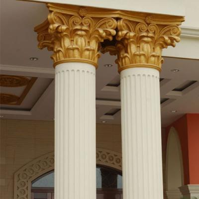 China China Supplier Waterproof Doric Order Gypsum Short Roman Pillar For Home Plaster for sale