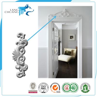 China Bedroom Door Decoration Water Proof Gypsum 3D Relief Waterproof Applique For Sale for sale