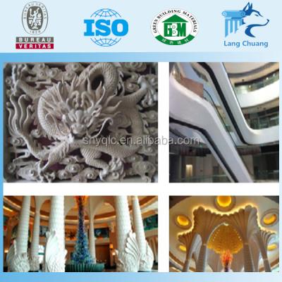 China Beautiful Waterproof Design GRG Plaster Pillars For Temple Decoration for sale