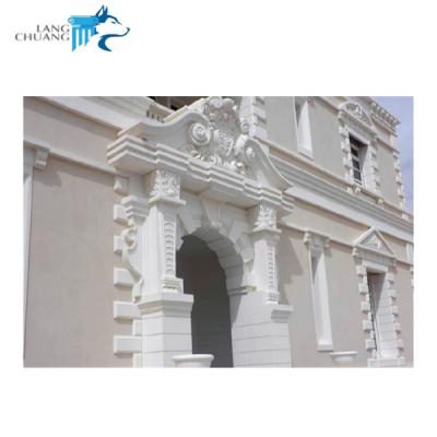 China External Decoration GRC Roman Column For Arch Gate Of Princely Building Green Material for sale