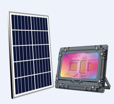 China Solar Garden Flood Light RGB Flash With APP Control + 800W Remote Control for sale