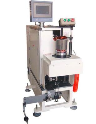 China Coil lacing on tooling automatically and neat semi-automatic single needle coil lacing machine for washing machine, fan motor for sale