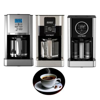 China Water Level Indicator Cuisinartt Clear Filter Coffee Machine Keep Hot Drip Coffee Maker Maker Resistance Control Filter Coffee Machine for sale