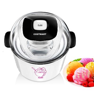 China Fruit Cannular Portable Frozen Ice Cream Maker Machine Kids Soft Home Ice Cream Maker for sale