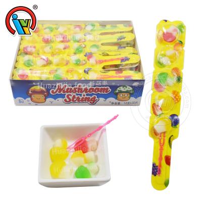 China Natural Mushroom Gummy Candy Maker Sweet Gummy Candy With Fork for sale