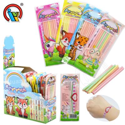 China 2021 normal fruit flavor cc stick candy straw powder candy with tattoo for sale