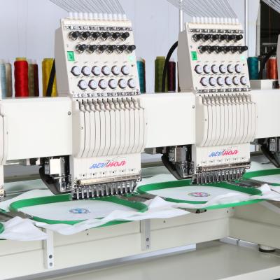 China Professional Hotel 2 Heads Embroidery Machine For Commercial And Industrial Use for sale