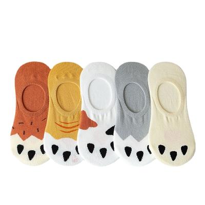 China HRUN Summer Cotton Funny Animals QUICK DRY Casual Creative Thin Invisible Thin Cute QUICK DRY Women Ankle Socks For Female Boat Sock for sale