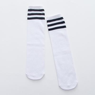 China HRUN QUICK DRY Kids Three White Calcetine Socks Cotton Harajuku Stripes Old School Retro Kids Skateboard Classic Hiphop QUICK DRY for sale