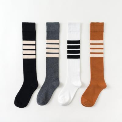 China QUICK DRY Tall Stripes Golf Nylon Socks Funny Asymmetric Student Women Socks Cute Stockings QUICK DRY Socks Christmas Gift HRUN for sale