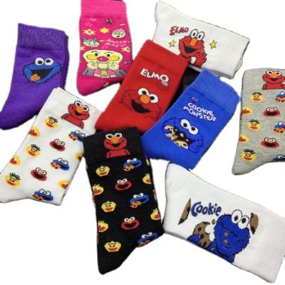 China HRUNWomen Long Socks Women Men Cartoon Sesame Street Cosplay Hoodies Elmo Cookie Monster Funny Cute Kawaii Unisex Hoodies QUICK DRY QUICK DRY Cotton for sale