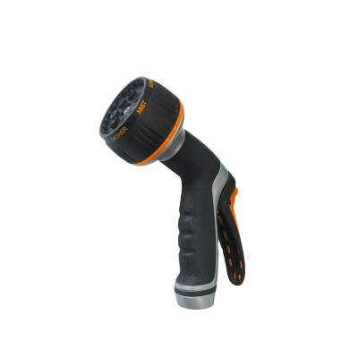 China Garden Spray 7-Pattern Metal Hand Garden Water Trigger Gun Nozzle Mini Hose Nozzle HIGH PRESSURE for sale