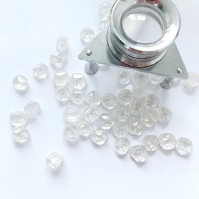 China Jewelry Decoration Hot Sale Ready To Ship Rough Synthetic Diamonds Lab Made High Temperature High Pressure CVD Cut Very Good Model 5.5-6.0mm B for sale