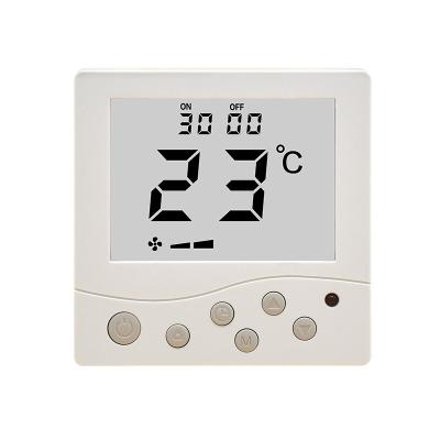 China Modern Simple real time temperature display thermostat EC AC DC motors 3 speed fan controller for sale