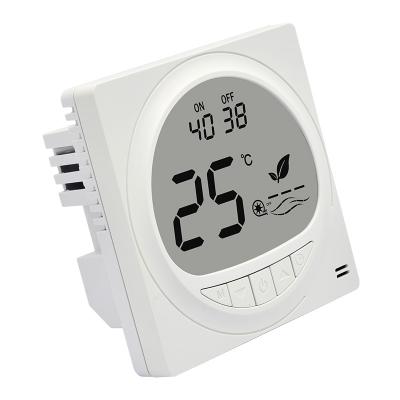 China Modern Simple thermostat real time display temperature heating cooling HVAC ventilation system controller for sale