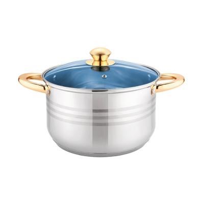 China Sustainable Kitchen Accessories Multifunction Cooking Pot 304 Stainless Steel Kitchen Pots Used Cooking Pots For Sale for sale