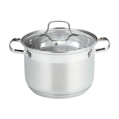 China Sustainable Stainless Steel Non Stick Cooking Pot Manufacturer Kitchen Soup Pot Casserole Pot For Kitchen Use for sale