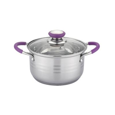 China Sustainable High Quality Kitchen Tools Pot Luxury Multi Cooking Pot Stainless Steel Casserole Pot For Cooking for sale