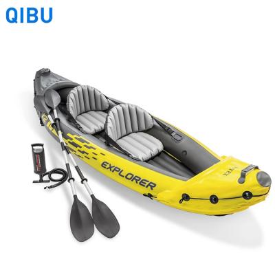 China Explore Intex K2 PVC Water Kayak 2 Person Inflatable Kayak Inflatable Canoe K2 Boat Intex for sale