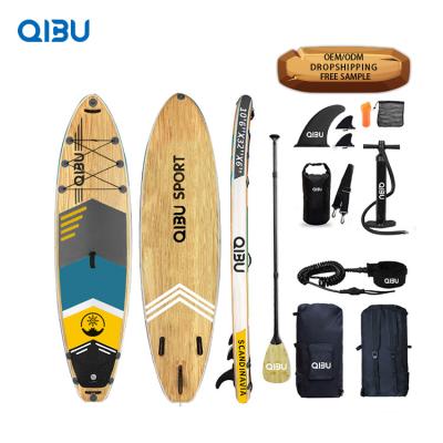 China QIBU China manufacturer unisex plastic water sports equipment sip isup paddle board for sale