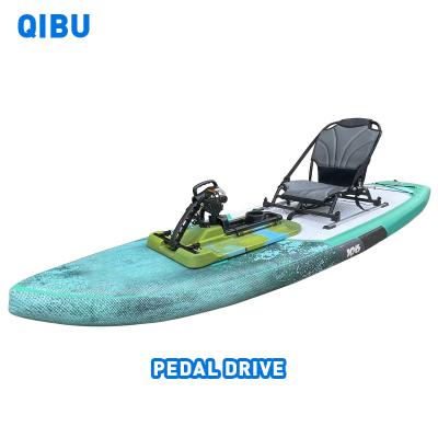 China QIBU Unisex New Product 10.6' Surfboards Pedal Inflatable Training Drop Stitch SUP Boards Stand Up Paddle Board Purchase for sale