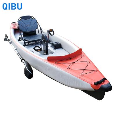 China PVC & Drop stitch kayak high quality wholesale drop stitch pedal kayak for sale for sale