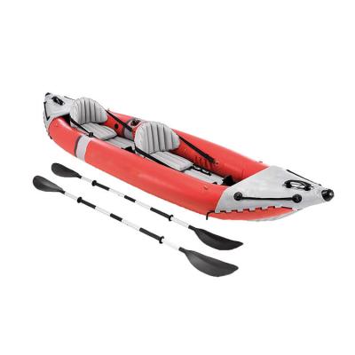 China PVC Professional Tour Kayak Pro Series Inflatable Rowing Pontoon Fishing Boat Super-hard Laminate Material 68309 for sale