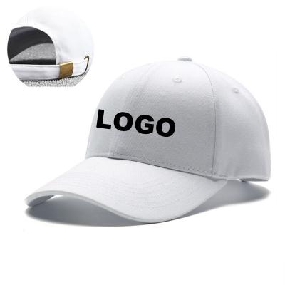 China Fashion\Custom Logo Adjustable Fitted Black Baseball Hat Outdoor Sports Comfortable\Durable Baseball Caps 6 Panels For Men Cotton Dad Hats Washed for sale