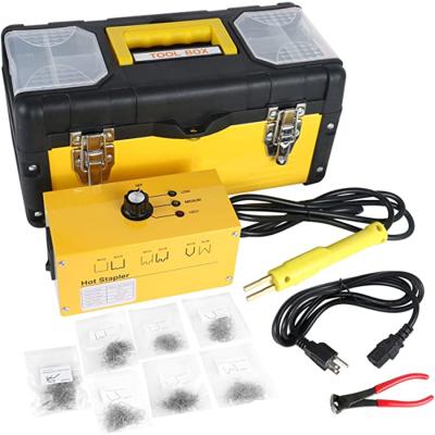 China Plastic Welder Hotels Car Bumper Repair Kit, 110V and 220V Hot Stapler Plastic Welding Hot Gun with 600PCS Staples for sale