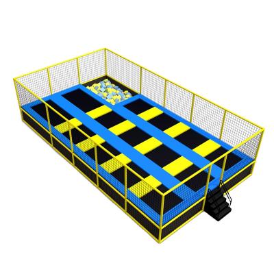 China Stainless Steel Trampoline Ladder, Tape Wall, Airbag Trampoline Games Trampoline Park for sale