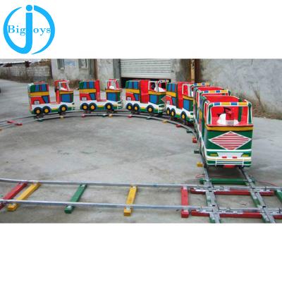 China FRP+Steel electric trains adults, electric trains railking set for sale