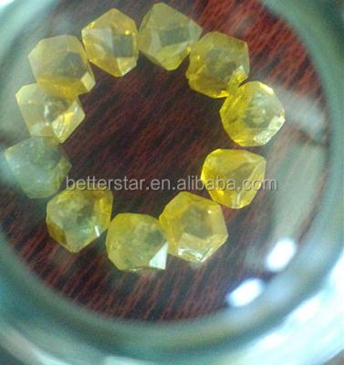 China HPHT Industry CVD Yellow Rough Uncut Industrial Diamonds For Sale for sale