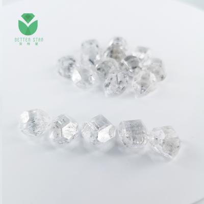 China Enough Carbon Running White CVD HPHT Lab Created Rough Diamonds Stone Large Size Synthetic Diamond Uncut Dealers for sale