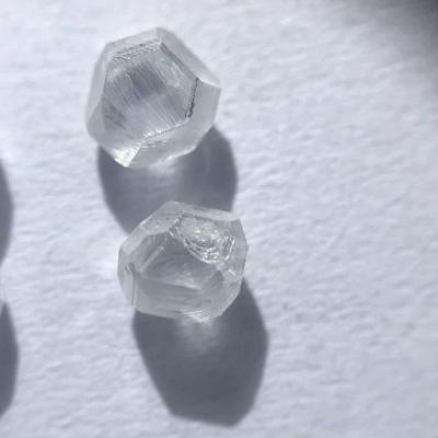 China Wholesale Synthetic Rough Uncut White Rough Diamond HPHT Cheap Lab Grown Diamond Round for sale