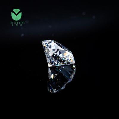 China 1 carat D VS hpht lab grown synthetic polished synthetic loose diamond price round brilliant cut for sale