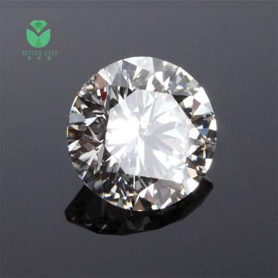 China round shape color diamond hpht white synthetic loose CVD diamond lab grown wholesale price per carat round brilliant cut for sale