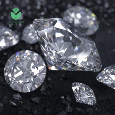 China Jewelry Decorations Round Carat White Diamond Synthetic Loose Diamonds Hpht Lab Grown Diamonds VS Clarity for sale