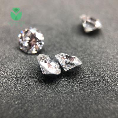 China prices on high quality synthetic diamond hpht lab bred diamond 6mm round 1ct brilliant cut for sale