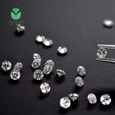 China 1 carat vvs D color hpht white loose diamond lab grown factory price vvs D round brilliant cut for sale