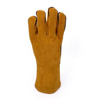 China SAFETY GLOVES Suede Leather Protective Work Gloves Work To Cut Resistant Safety Gloves Construction for sale