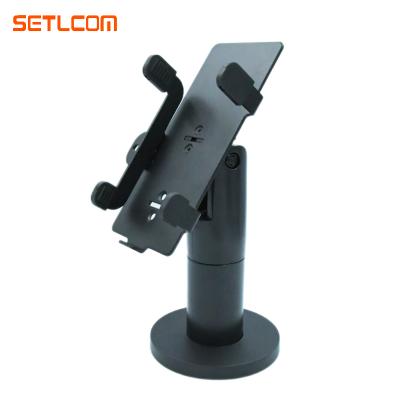 China PC+metal SETLCOM Plastic Payment Holder Terminal Holder Swivel Credit Card POS Holder for sale