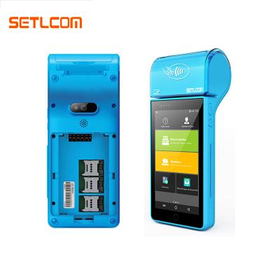 China SETLCOM ST1 Handheld NFC Android POS System Touch Screen 4G Smart POS System Mobile Wireless Terminal 1G+8G for sale