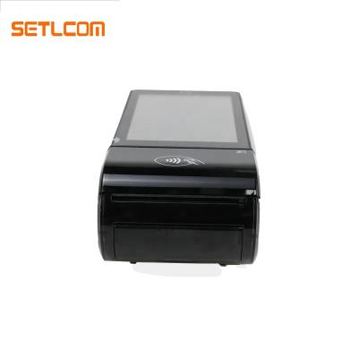 China SETLCOM ST1 Korea card reader pament machine 1d and 2d barcode pos e-signature reading pos for clothing store 193mm*80mm*54.5mm for sale