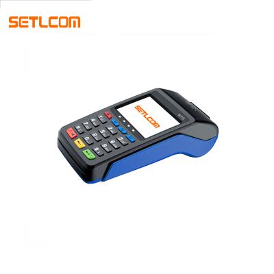 China SETLCOM S72 Egypt VOS EMV System Certificated for Reader Wireless Terminal Portable MCR POS Machine for Street Parking System 1MB SDRAM for sale